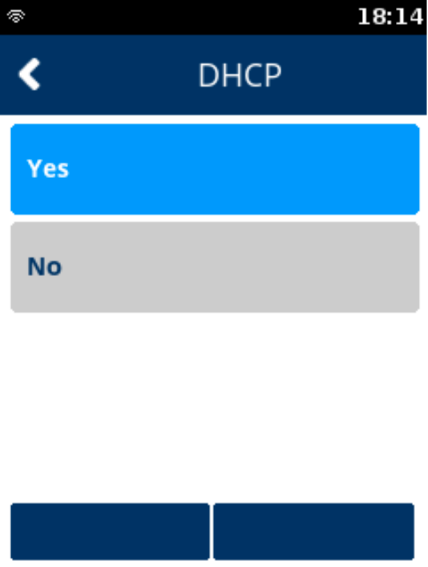 dhcp option verifone terminal