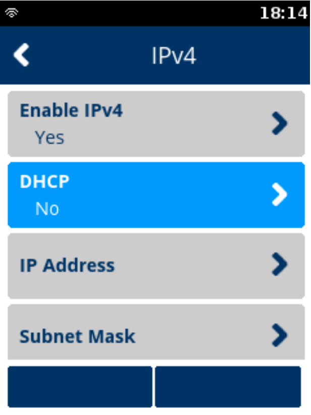 select option 3 ip address 