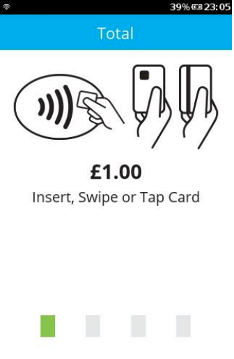 v200c terminal ready to process customers contactless card for sale