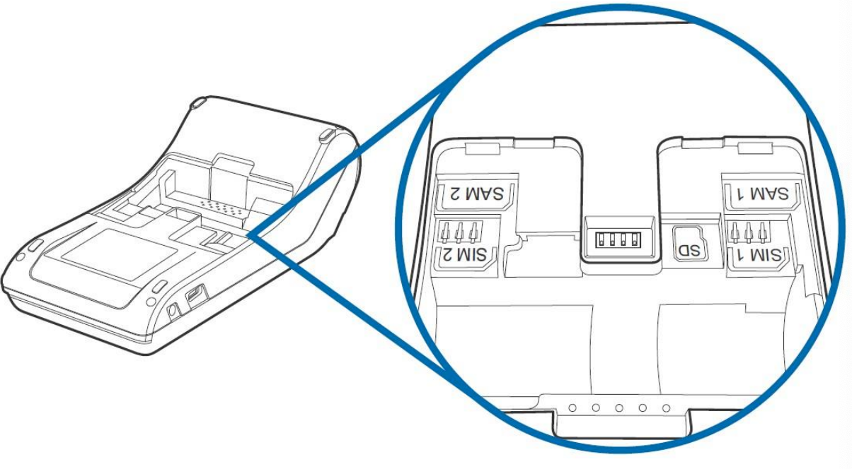 back of terminal v240m diagram