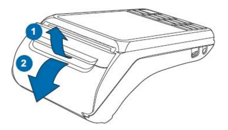 how to open verifone v240m terminal 