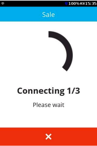 terminal is connecting, please wait