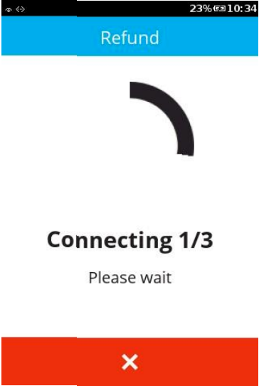 v240m terminal is now connecting please wait 