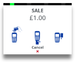 desk 3500 terminal read to conduct swipe card sale